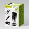 Afeitadora eléctrica Maestro MR-672 USB recargable sumergible — afeitadora de láminas para viaje