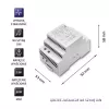 Fuente de alimentación para carril DIN QOLTEC 24V 2.5A 60W gris