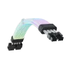 Gamemax | Cable de extensión de fuente de alimentación | VGA/CPU 2x8PIN-B | Negro