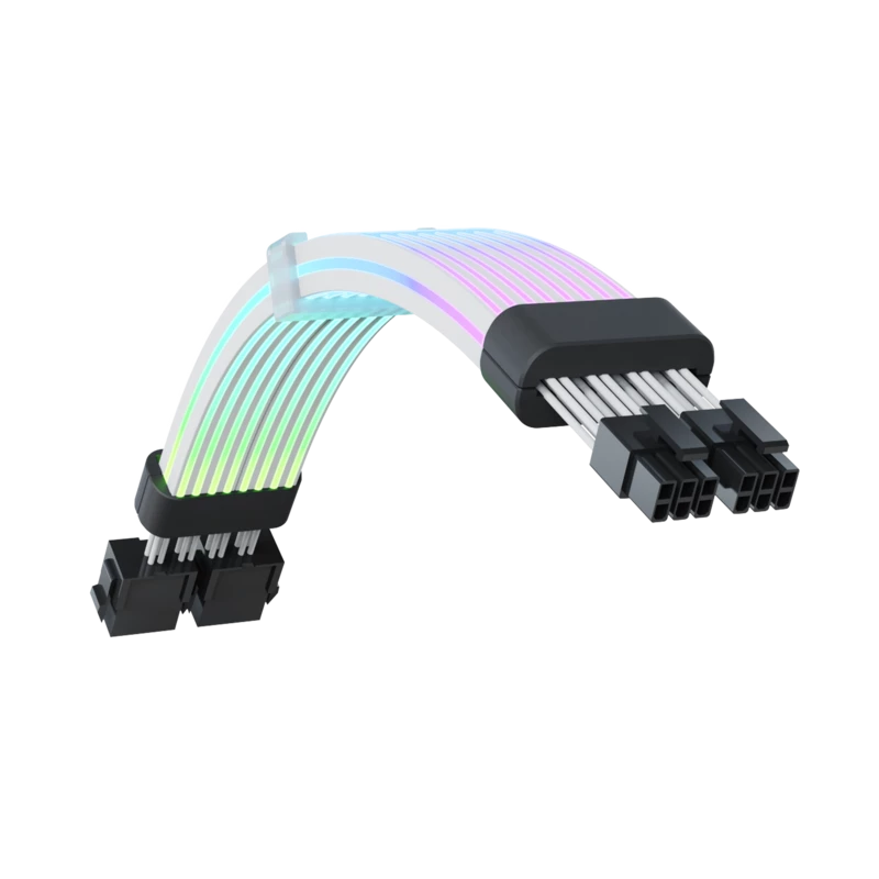 Gamemax | Cable de extensión de fuente de alimentación | VGA/CPU 2x8PIN-B | Negro