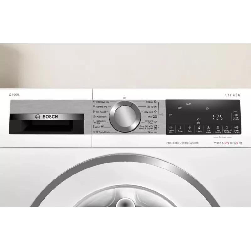 Lavadora-secadora Bosch WNG254A9BY 10,5 kg / 6 kg 1400 rpm Blanco