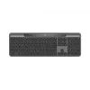 Teclado Logitech RF inalámbrico Bluetooth QWERTZ alemán grafito 920-013773