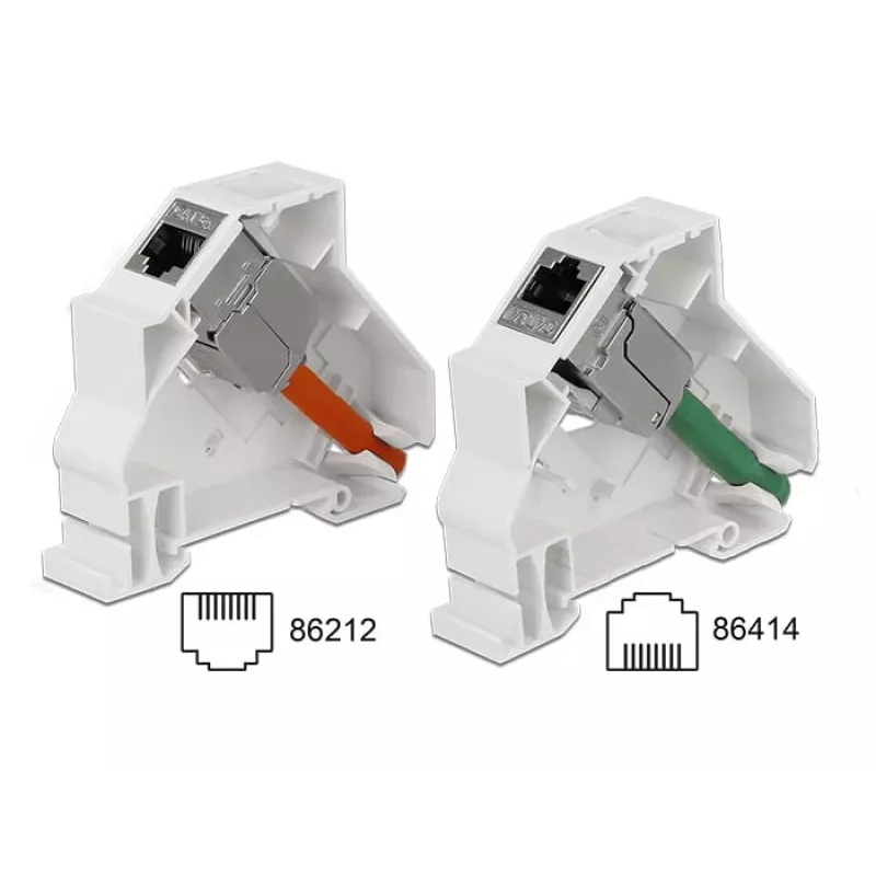 Set de montaje DeLOCK 86414 Blanco