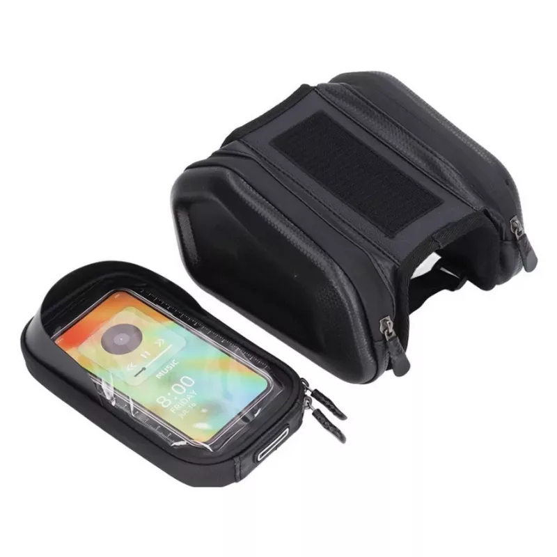Bolsa de bicicleta Extralink, bolsa de cuadro impermeable con funda para móvil