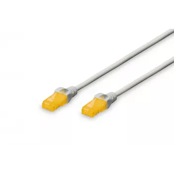 Cable de red DIGITUS CAT 6A U-UTP Cu LSZH AWG 26/7 longitud 0,5 m color gris (DK-1613-A-005)