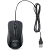 DICOTA - Ratón - ambidiestro - Láser - 3 botones - Con cable - USB - Negro (D32011)