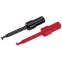 Set de sondas de prueba Voltcraft 108542, conector de 2 mm, CAT I, negro y rojo