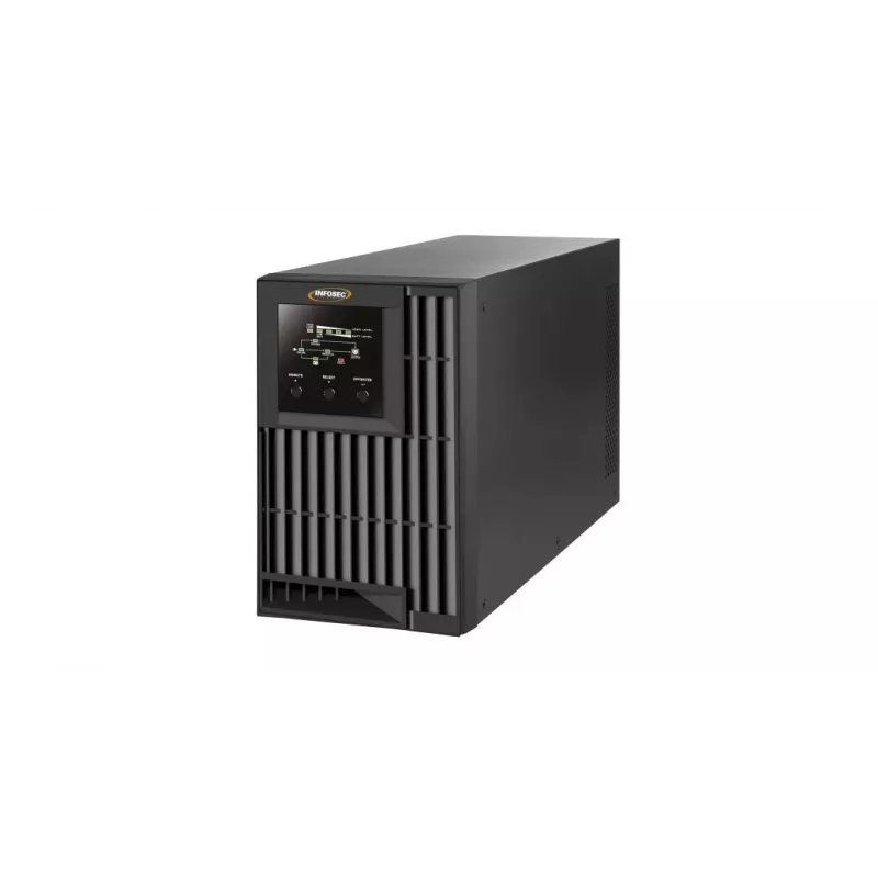 Infosec E4 Value 1000 sistema de alimentación ininterrumpida (SAI) doble conversión (online) 1 kVA 3 salidas AC