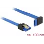 Cable SATA DeLOCK 84999 1 m SATA 7 pines negro azul
