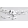 Magicsound DS-2 - Auriculares estéreo con micrófono, blanco