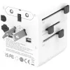 Adaptador de viaje 20W GaN Nomad 2xUSB-C + 1xA