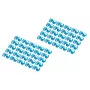DIGITUS - Clips para cables con codificación por colores - para cables de parcheo - azul (paquete de 100) (A-CC-B)