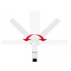 Lámpara de escritorio LED LB-24 con reloj