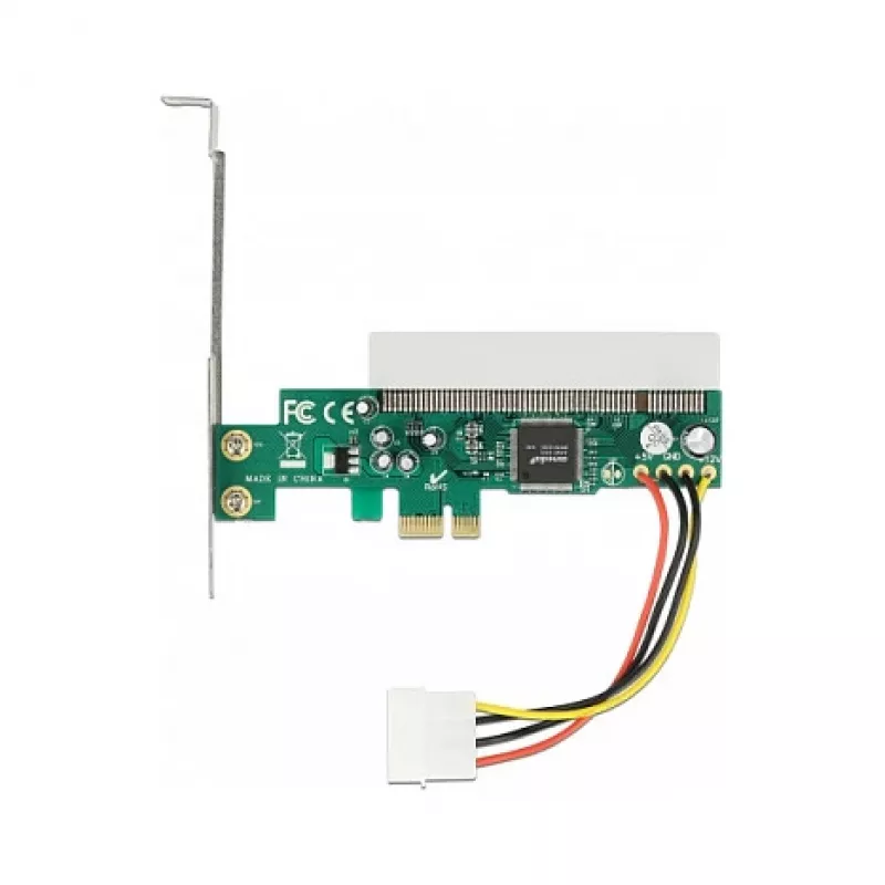 Tarjeta riser DeLOCK PCI Express x1 a 1 x ranura PCI 32 Bit 5 V Asmedia