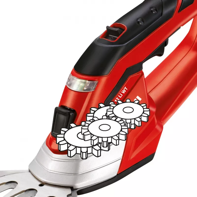 Einhell GE-CG 12 Li tijeras cortacésped a batería 12 V litio-ion (Li-Ion) negro, rojo, plata