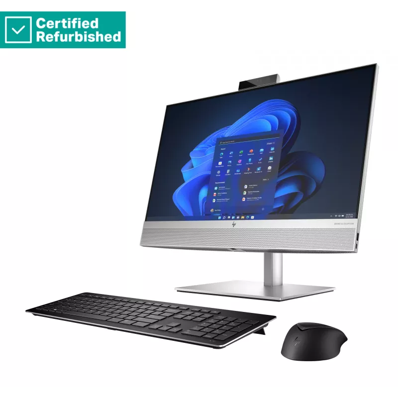 RENEW SILVER HP Elite 840 G9 AIO All-In-One 24 - i7-14700, 32 GB, 1 TB SSD, 23.8 FHD Touch AG, FPR, Altura ajustable, Win 11 Pro, 1 año