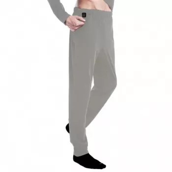 Calzoncillos largos Glovii GP1GM gris hombre adulto 6% elastano 94% poliéster