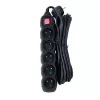 Alargador Esperanza ELK216K 5 m 5 toma(s) de CA para interiores negro