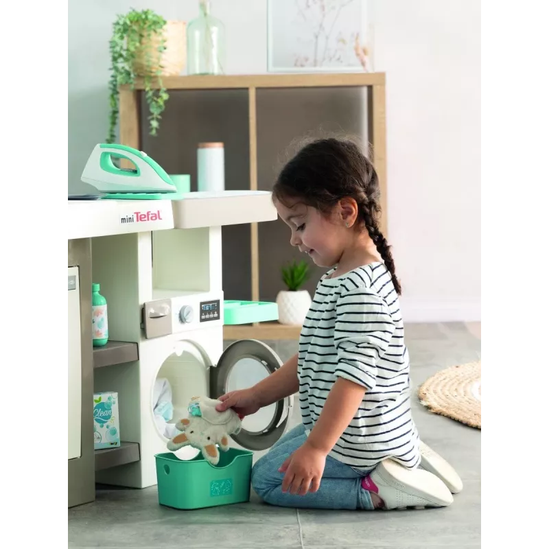 Smoby 311050 cocina de juguete con zona de lavado y accesorios