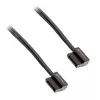 Cable SATA SilverStone SST-CP11B Super Low Profile - 50 cm, negro