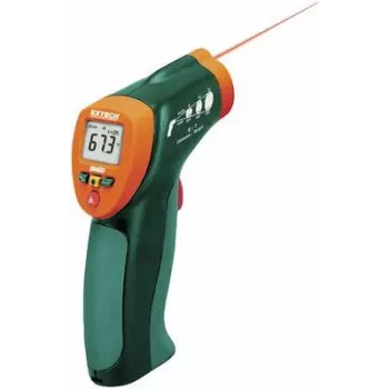 EXTECH IR400 termómetro infrarrojo, termómetro IR, óptica 8:1, rango de medición -20 a +332 °C (IR400)