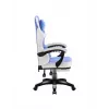 Silla gaming Huzaro Force 3.7 azul — diseño ergonómico, altura ajustable