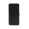 Funda de libro de piel FIXED para Xiaomi Redmi 14C, negra — protección frontal y trasera