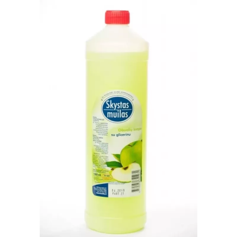 Jabón líquido con glicerina, manzana, 1 l