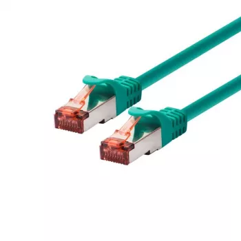 Cable de red LOGON TCF66F010G Cat6a F/UTP (FTP) 1 m verde RJ-45–RJ-45