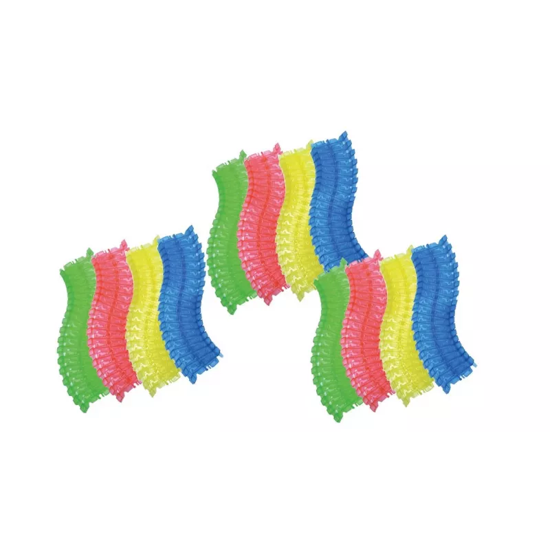 Set de vehículo de juguete y vías Amewi 100614 con funcionamiento a pilas AA (2 × AA), multicolor rojo