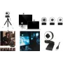 LogiLink UA0384 webcam LL1 Stream, USB 2.0, HD 1920x1080, 76 grados, negro (UA0384)