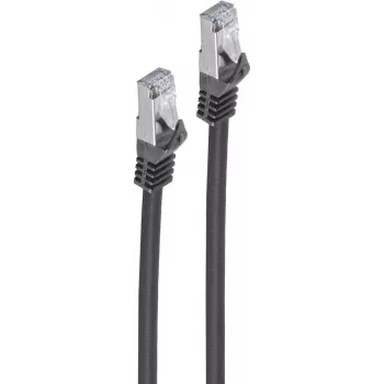 Cable de red ShiverPeaks BS08-39005 RJ-45 Cat7 0,25 m negro
