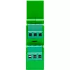 Shelly Pro Dimmer 2PM empotrable azul, verde, gris
