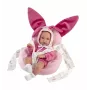 Muñeca bebé Llorens 35 cm vinilo con rasgos realistas y cuerpo blando