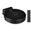 Robot aspirador TEESA Smart VAC 2 — redondo, negro, potencia de succión 1000 Pa, batería Li 9,6 V/2000 mAh, depósito de polvo 0,2 l, WLAN, retorno automático