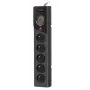 Regleta de enchufes Armac Z5 negra 5 tomas AC 250 V 5 m