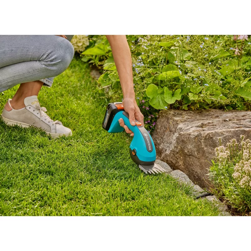 Tijera cortacésped a batería Gardena 14750-30 8 cm 18 V Negro Verde