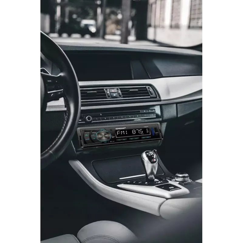 Receptor de radio FM para coche PRIME3 CRA21 BT Bluetooth con sintonizador FM y conectividad Bluetooth