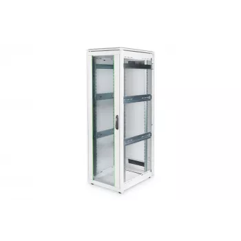 DIGITUS 36HE Unique Armario de red 600x800mm Puerta de cristal Gris