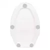 Orinal Jamara 460958 negro blanco ancho 260mm fondo 410mm alto 450mm