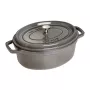 Olla ovalada de hierro fundido STAUB 3,2 l grafito