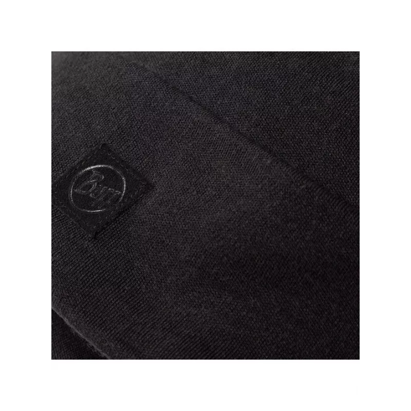 Gorro de lana merino pesada Buff Loose Winter Cap - negro