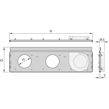 Schroff unidad de ventilador 84HP 220D compl. (24572411)