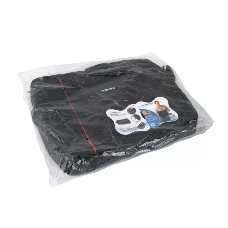 Funda top loader Esperanza SALERNO 39,6 cm (15,6) negra, roja