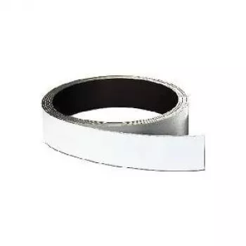 Cinta magnética Franken LS15 15 mm x 10 m, blanca, grosor 0,8 mm