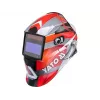 Yato YT-73921 careta de soldar con oscurecimiento automático, negro/rojo/plata