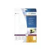 HERMA SuperPrint - Etiquetas autoadhesivas opacas para CD/DVD - blancas - 166 mm redondas - 50 uds. (25 hojas x 2) (5115)