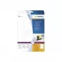 HERMA SuperPrint - Etiquetas autoadhesivas opacas para CD/DVD - blancas - 166 mm redondas - 50 uds. (25 hojas x 2) (5115)
