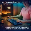 Teclado mecánico gaming con cable Logitech G915 X negro con iluminación RGB