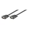 Cable DVI-D FullHD Goobay Wentronic Dual Link, Negro, 1,8 m - conector macho DVI-D Dual-Link (24+1 pines) > conector macho DVI-D Dual-Link (24+1 pines) (93573)